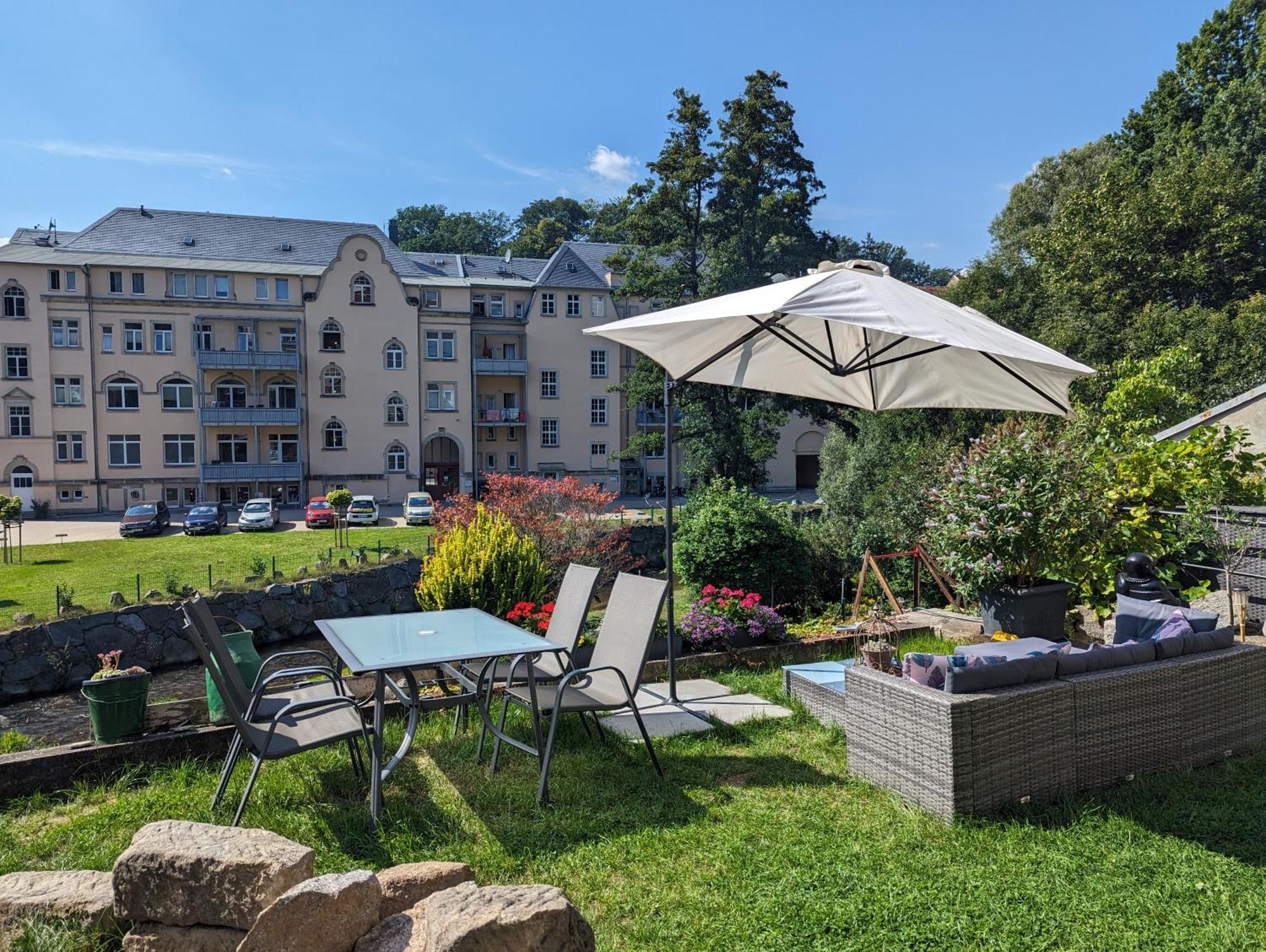 Апартаменты Uo2 - Urlaubsmagie - Garten, Whirlpool, Sauna Зебниц Экстерьер фото