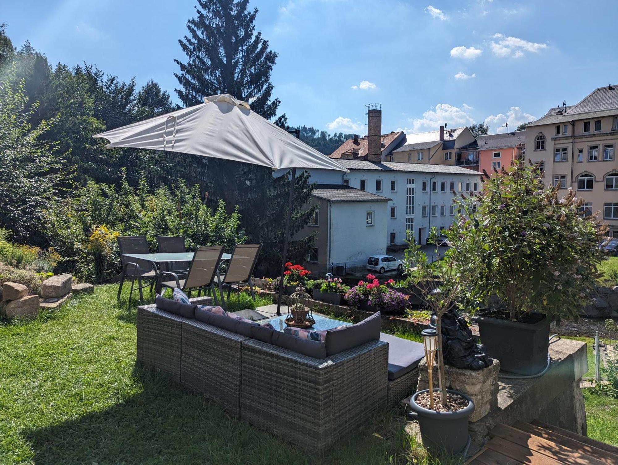Апартаменты Uo2 - Urlaubsmagie - Garten, Whirlpool, Sauna Зебниц Экстерьер фото