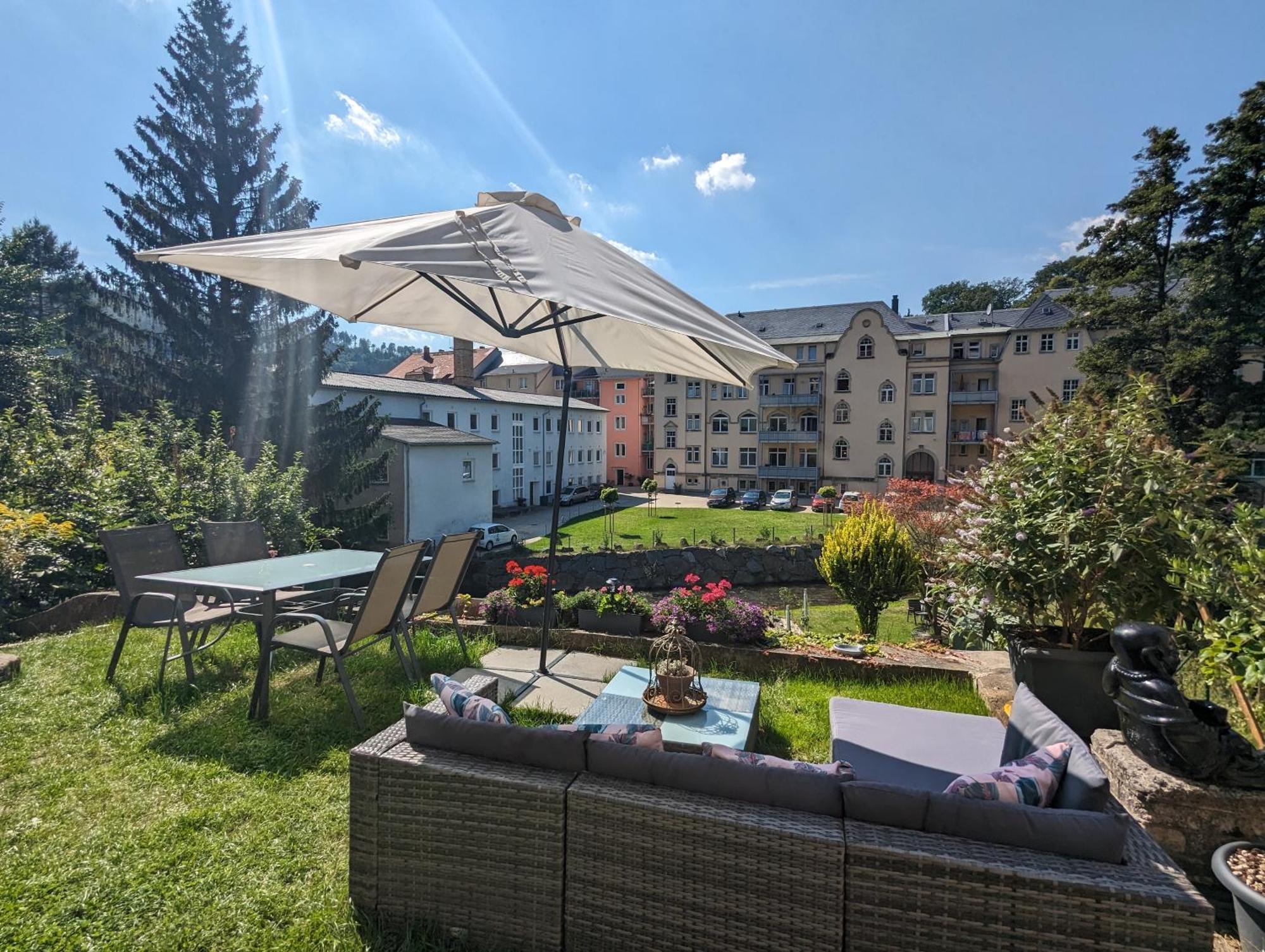Апартаменты Uo2 - Urlaubsmagie - Garten, Whirlpool, Sauna Зебниц Экстерьер фото