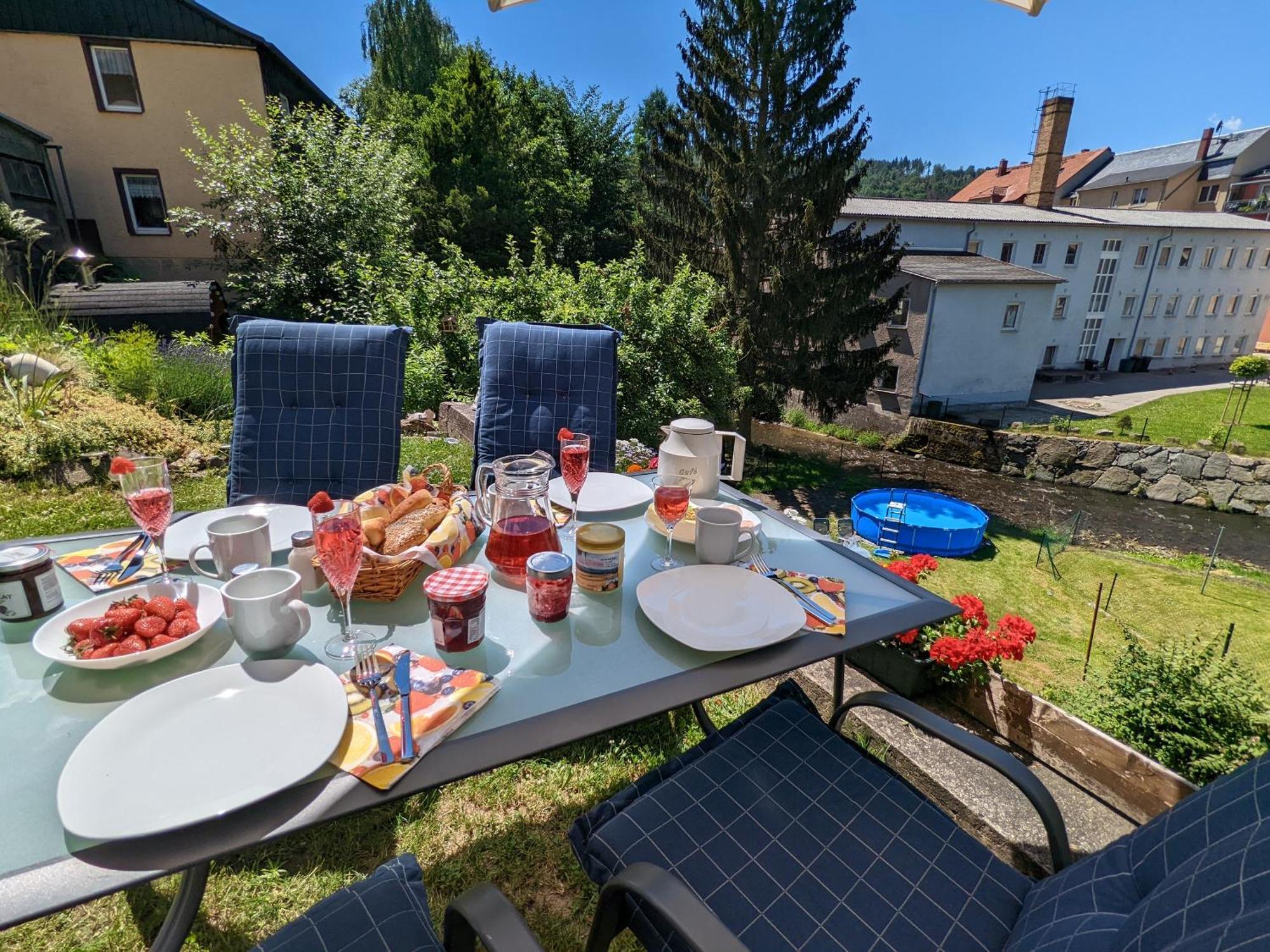 Апартаменты Uo2 - Urlaubsmagie - Garten, Whirlpool, Sauna Зебниц Экстерьер фото