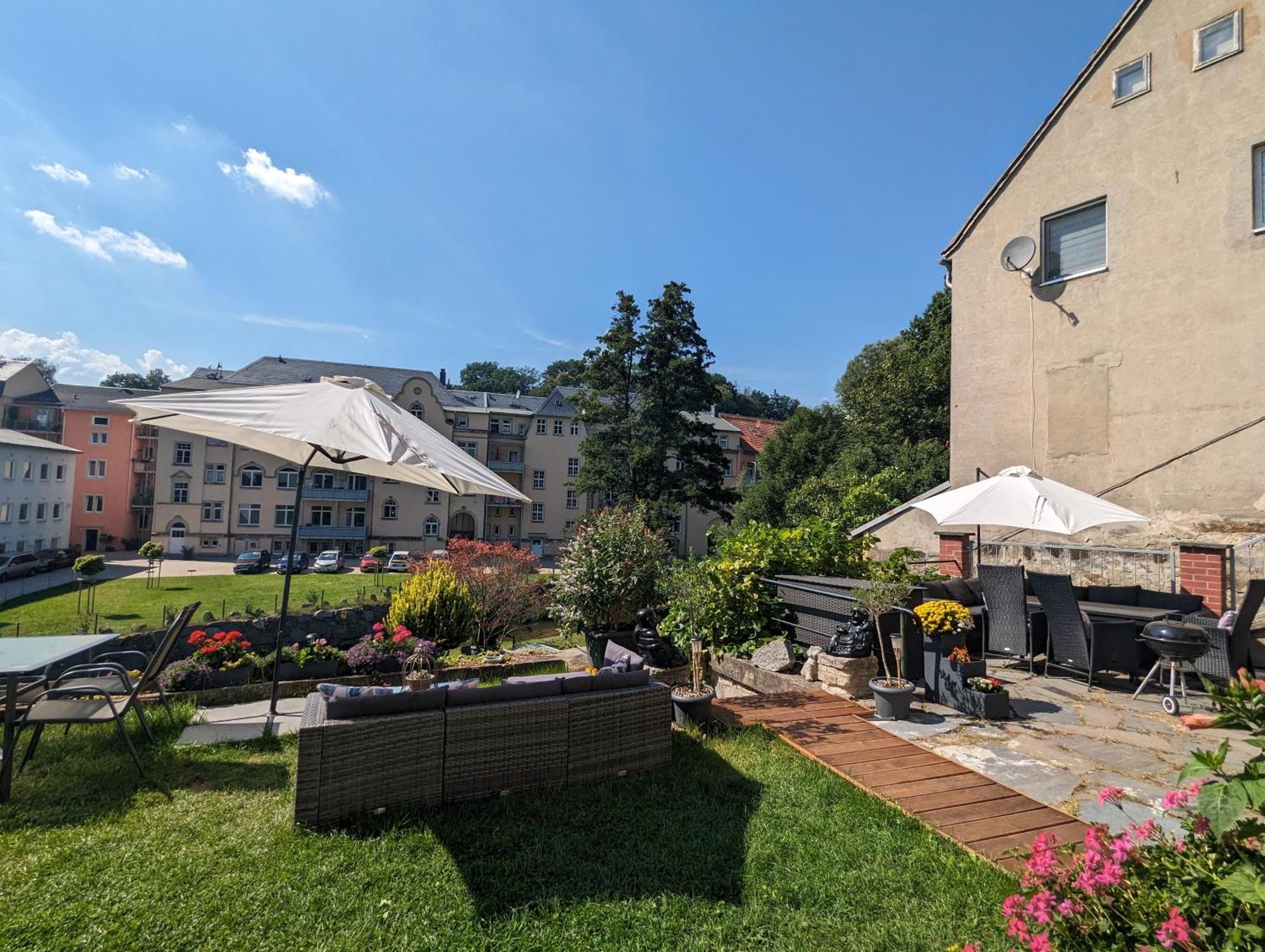 Апартаменты Uo2 - Urlaubsmagie - Garten, Whirlpool, Sauna Зебниц Экстерьер фото