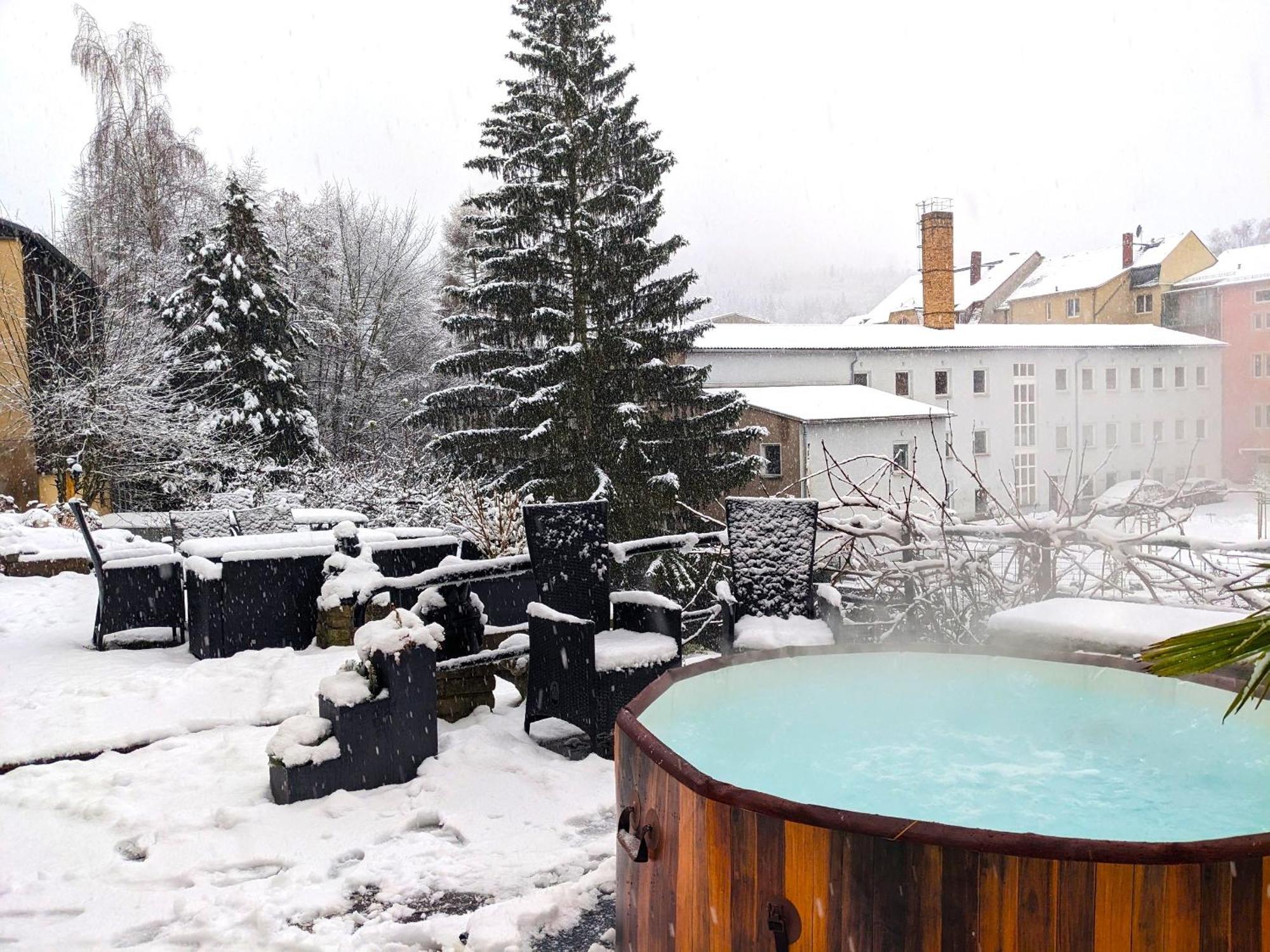 Апартаменты Uo2 - Urlaubsmagie - Garten, Whirlpool, Sauna Зебниц Экстерьер фото
